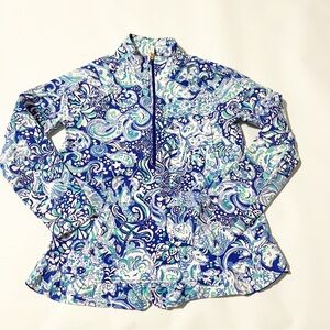 Lilly Pullitzer Girls Skipper Popover XL 12-14